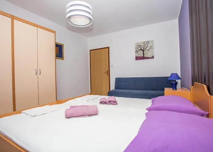 In With Sea View, Balcony, Air Conditioning, Wifi 4687-1 Njivice